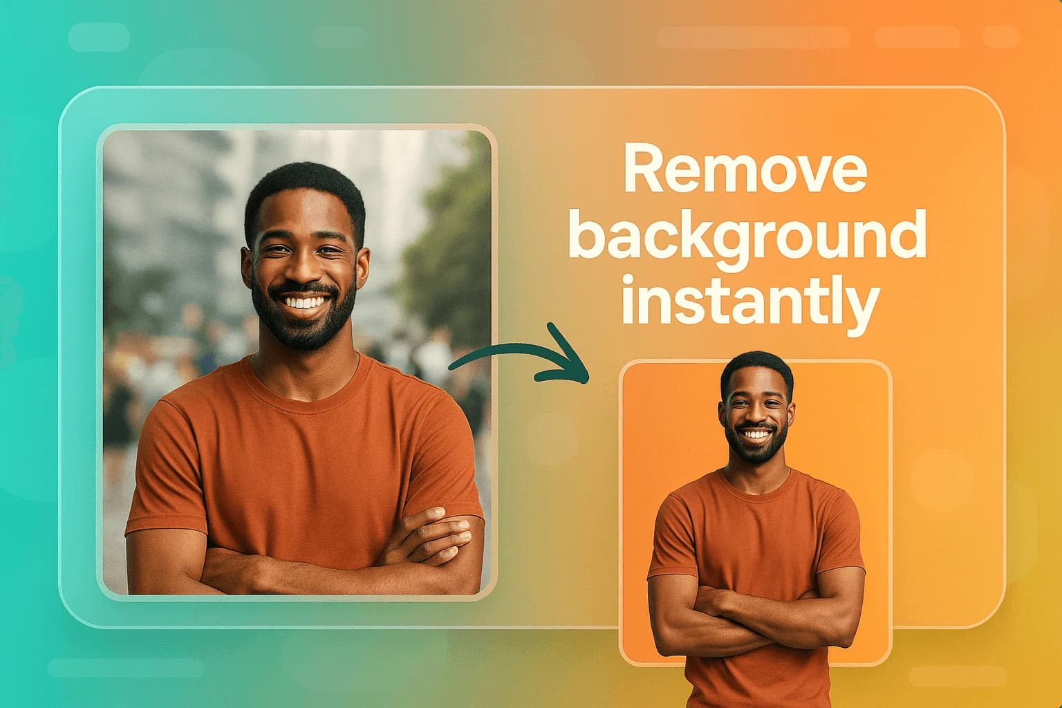 Remove background and change background for product visuals