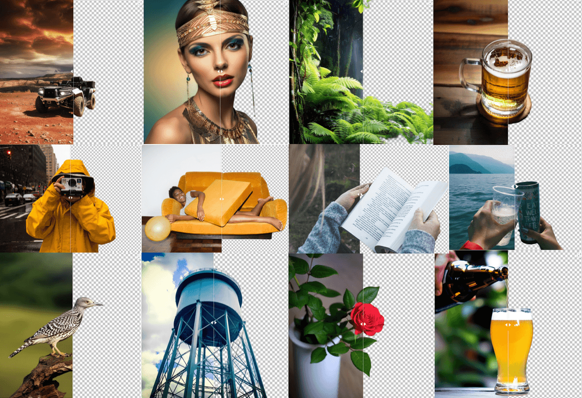 Multiple image upload interface in RMBG.PRO